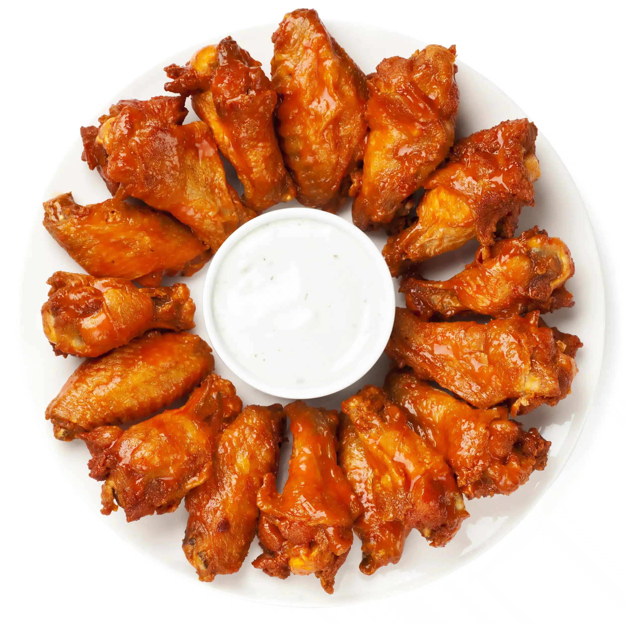 Hot wings platter - Please see my portfolio for other images of hot wings and other food related images.